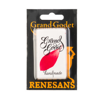 Farba akwarelowa Grand Godet w kostce - Renesans - 7 Cadmium Red Deep