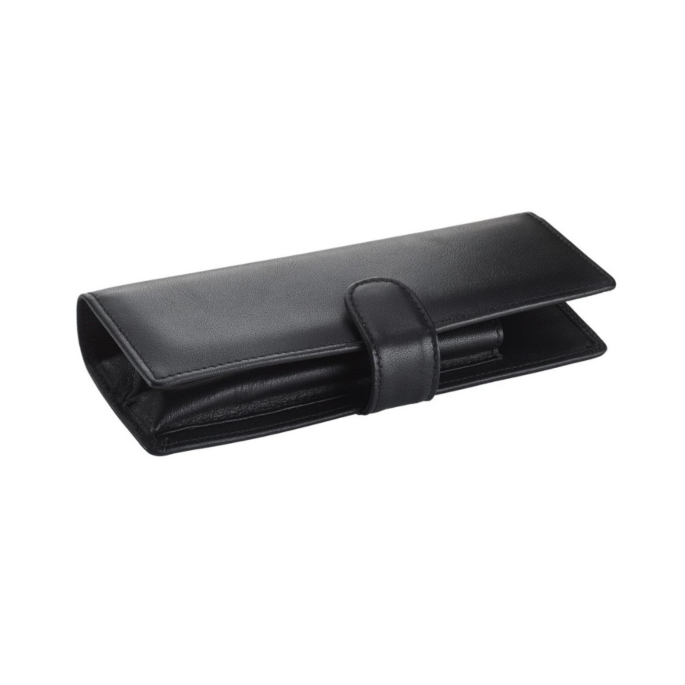Fountain pen double leather case A402 - Lamy - Black