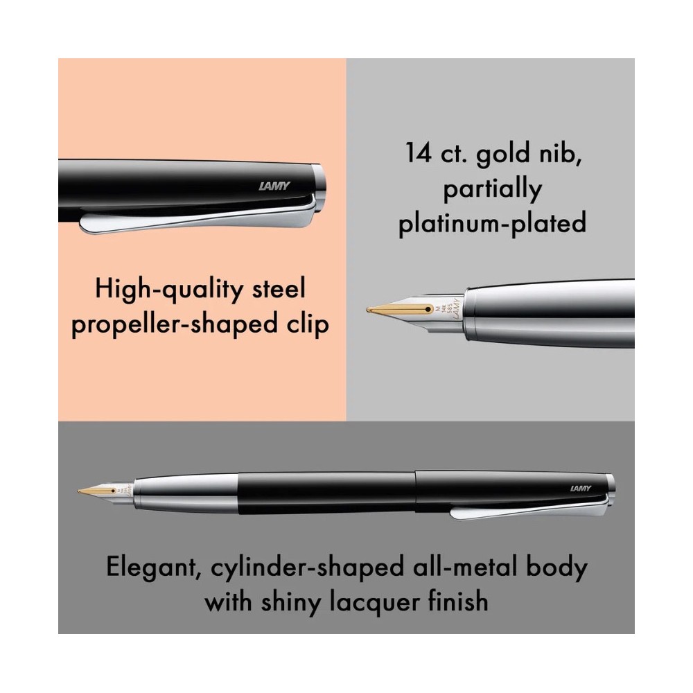 Studio 068 fountain pen - Lamy - Pianoblack F
