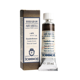 Farba akwarelowa Horadam Aquarell - Schmincke - 675 Cassler Brown 15 ml