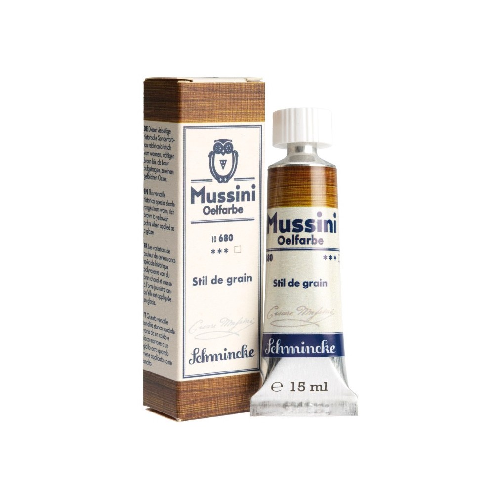 Mussini resin-oil paints - Schmincke - 680 Stil de Grain 15 ml