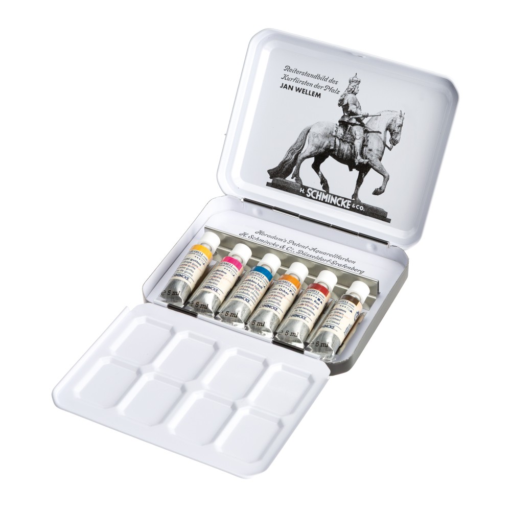 Zestaw akwareli Horadam Aquarell Retro II - Schmincke - 6 x 5 ml
