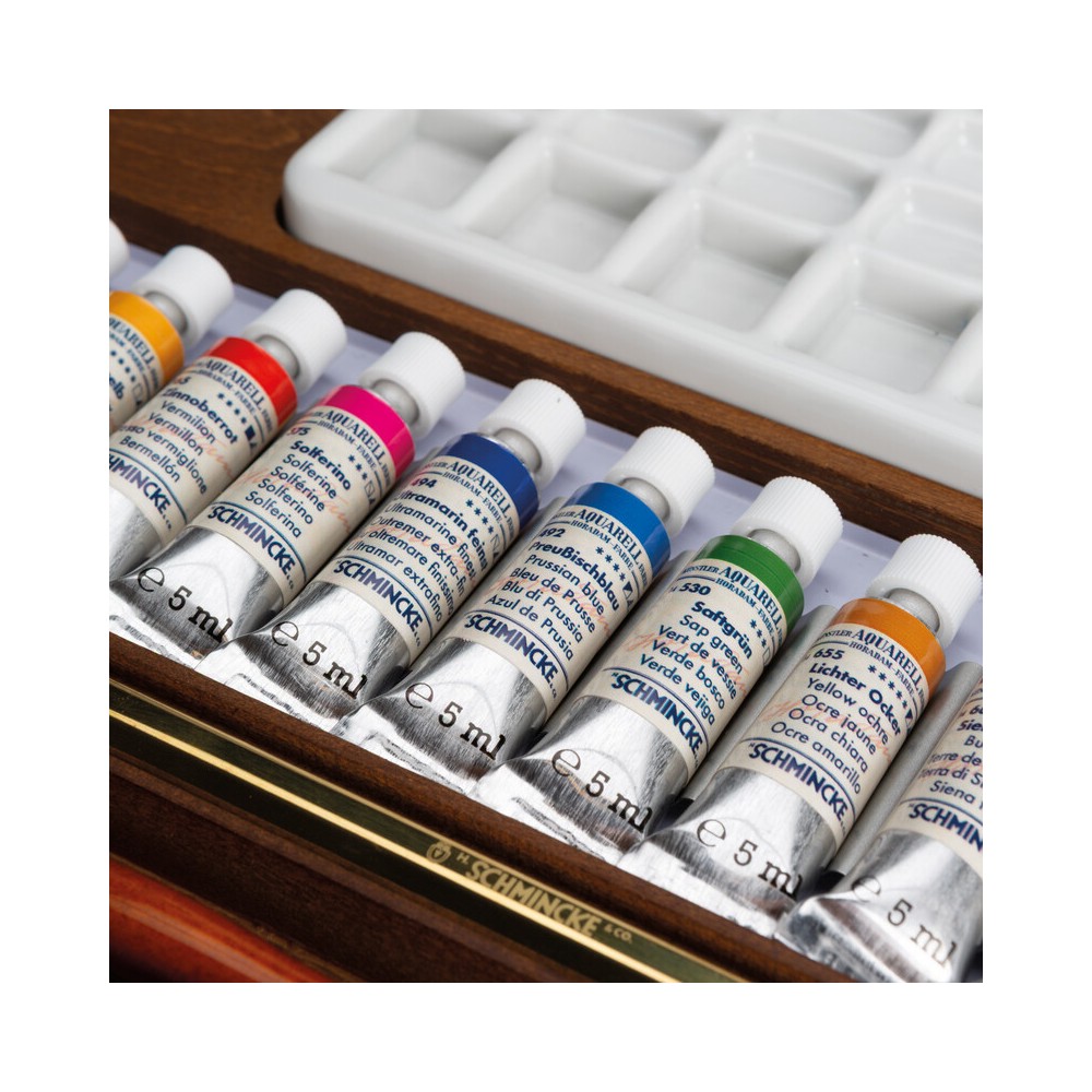 Set of Horadam Aquarell Retro II watercolor paints - Schmincke - 12 x 5 ml