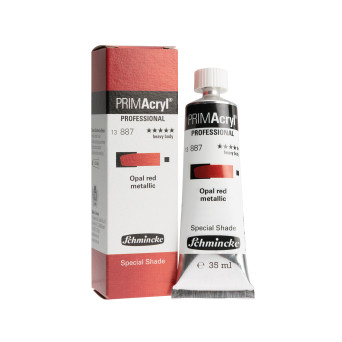 Farba akrylowa PRIMAcryl - Schmincke - 887 Opal Red Metallic 35 ml