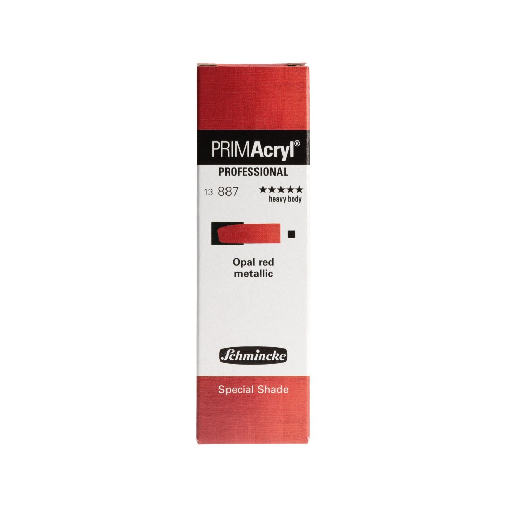 PRIMAcryl professional acrylic paint - Schmincke - 887 Opal Red Metallic 35 ml