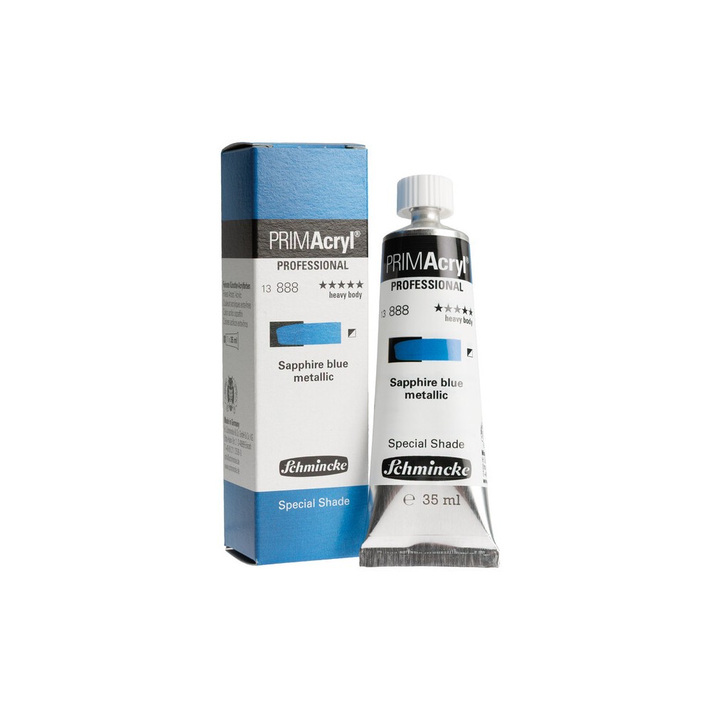 PRIMAcryl professional acrylic paint - Schmincke - 888 Sapphire Blue Metallic 60 ml