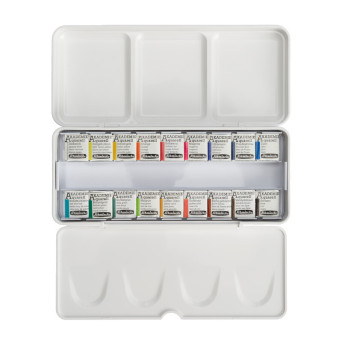 Set of Akademie Aquarell watercolor paints - Schmincke - 18 pcs