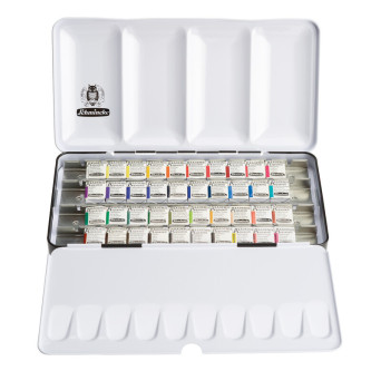 Set of Akademie Aquarell watercolor paints - Schmincke - 40 pcs