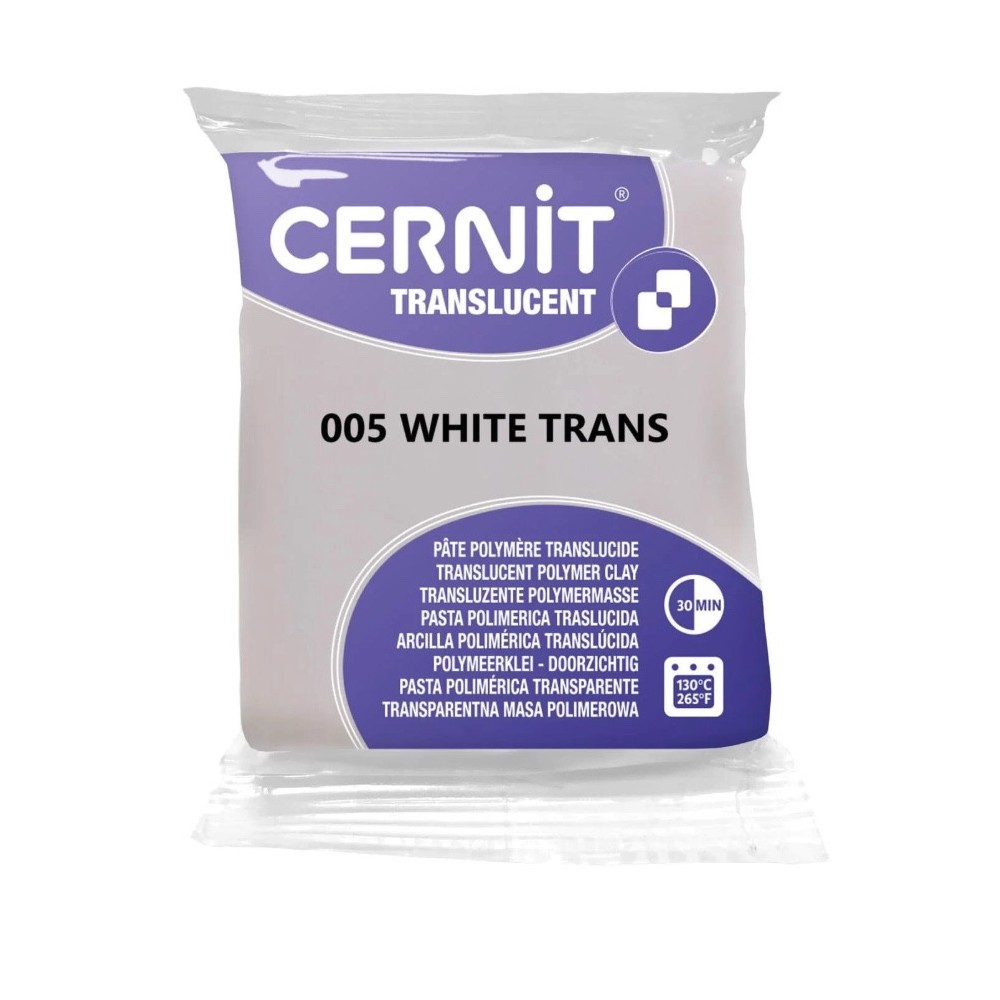 Polymer modelling clay Translucent - Cernit - 005 Clear 56 g