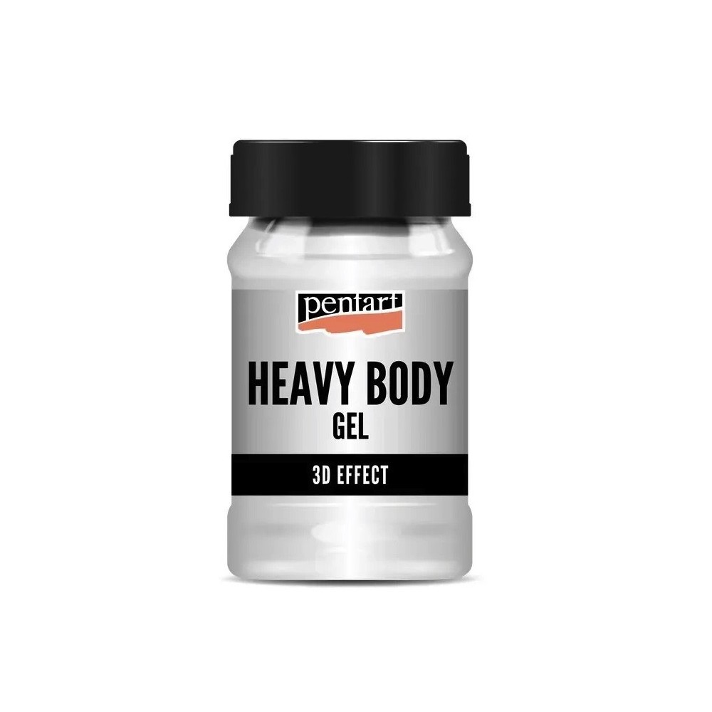 Pasta żelowa Heavy Body Gel - Pentart - opalizująca matowa 100 ml