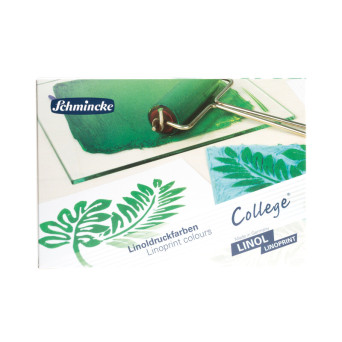 Set of College Linoprint paints - Schmincke - 5 x 75 ml