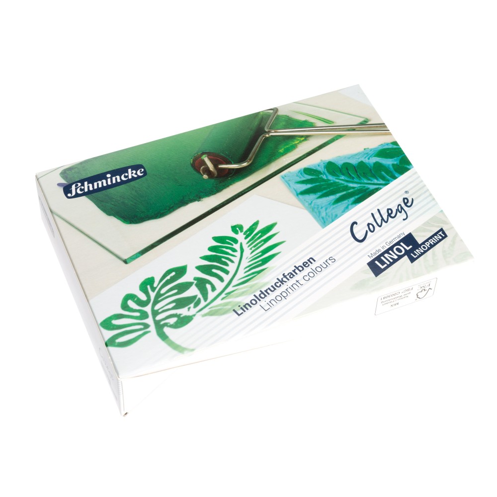 Set of College Linoprint paints - Schmincke - 5 x 75 ml