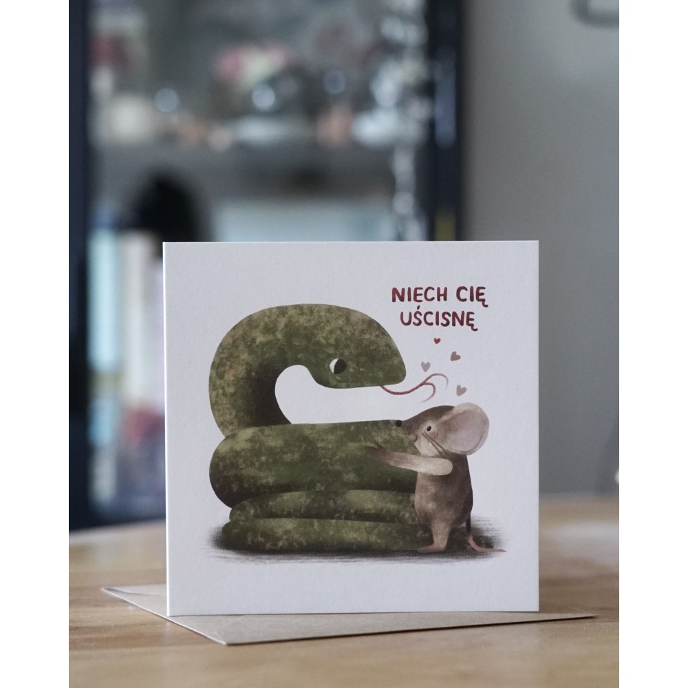 Kartka okolicznościowa - Hi Little - Niech Cię Uścisnę