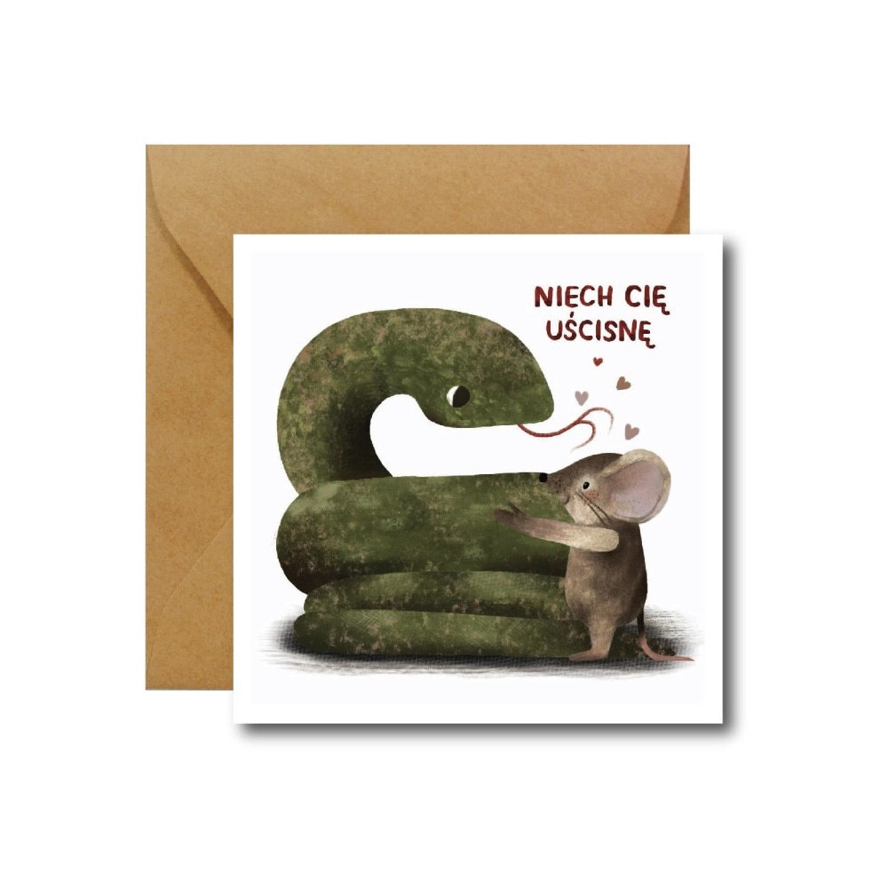 Kartka okolicznościowa - Hi Little - Niech Cię Uścisnę