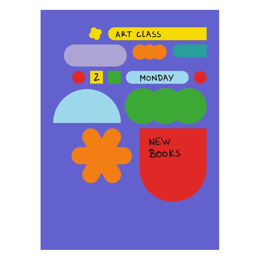 Sticker Shapes set - mishmash - 100 pcs