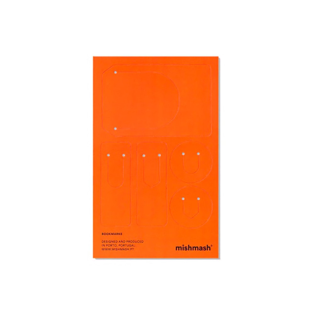 Set of Bookmarks - mishmash - Orange 5 pcs.