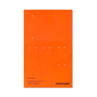 Set of Bookmarks - mishmash - Orange 5 pcs.