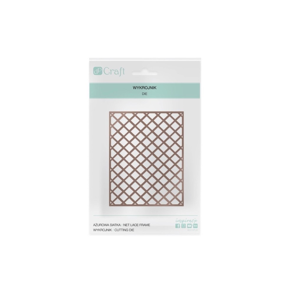Cutting die Net Lace Frame - DpCraft - 11 x 8,5 cm