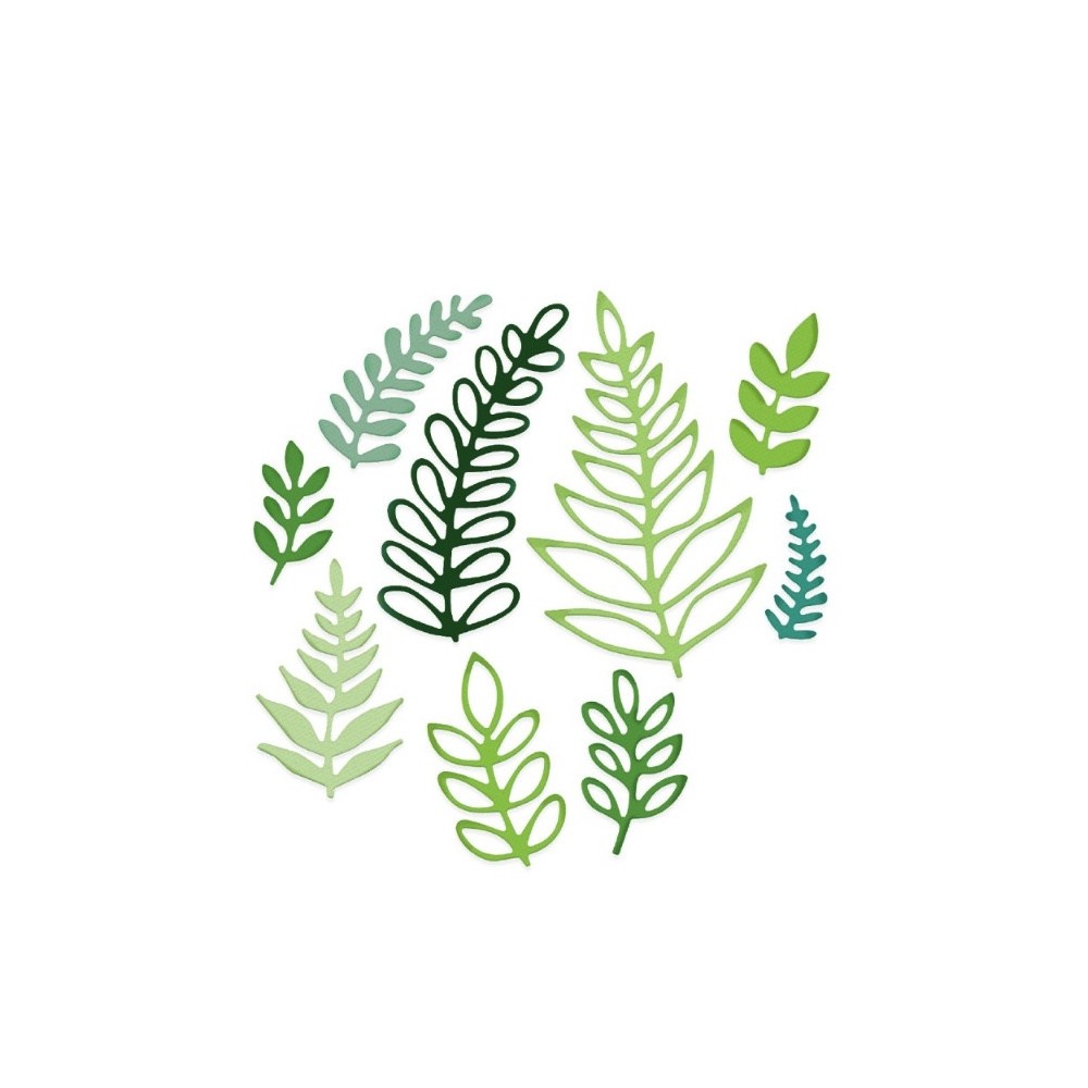 Set of cutting dies Decorative Branches - DpCraft - 9 pcs