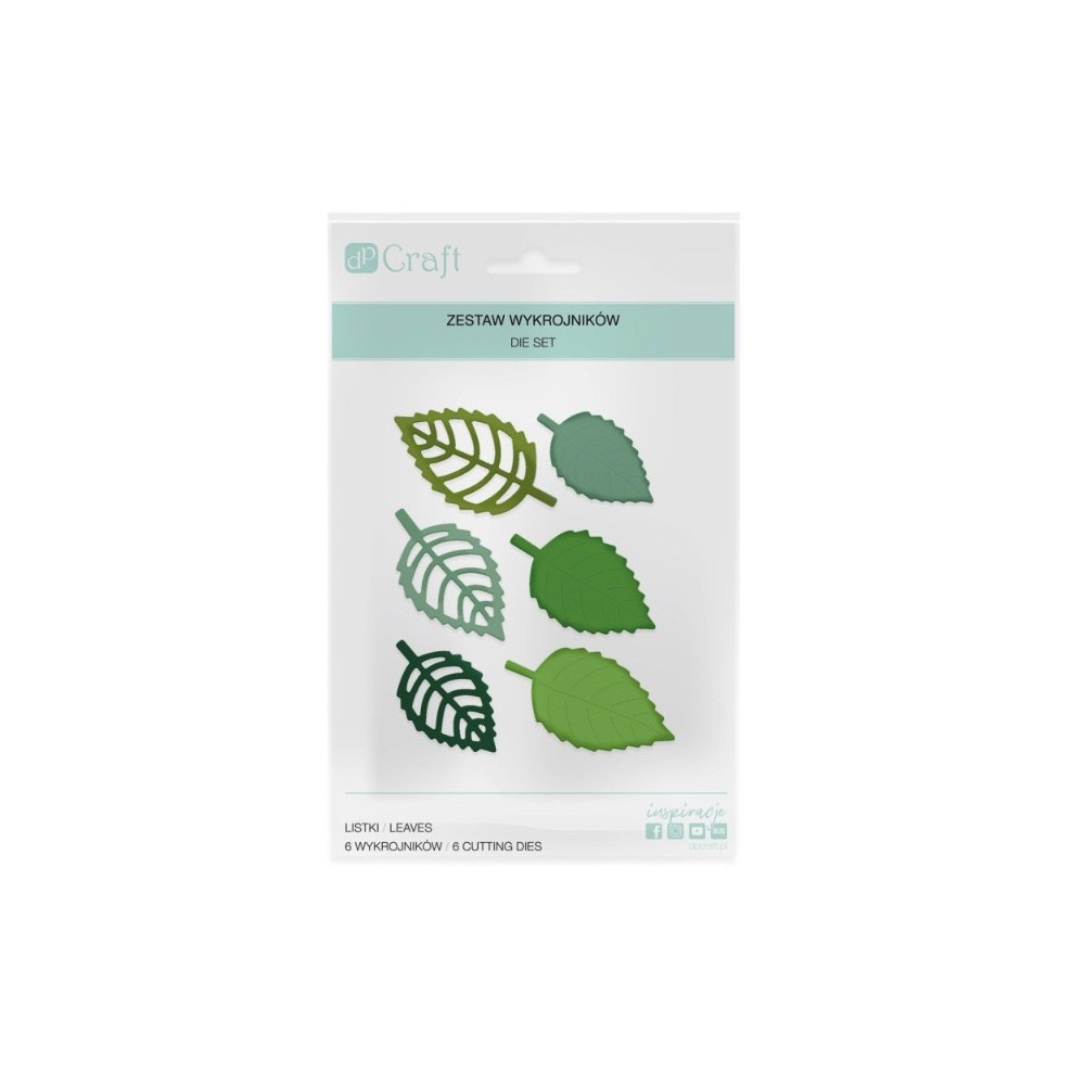 Set of cutting dies Leaves - DpCraft - 6 pcs