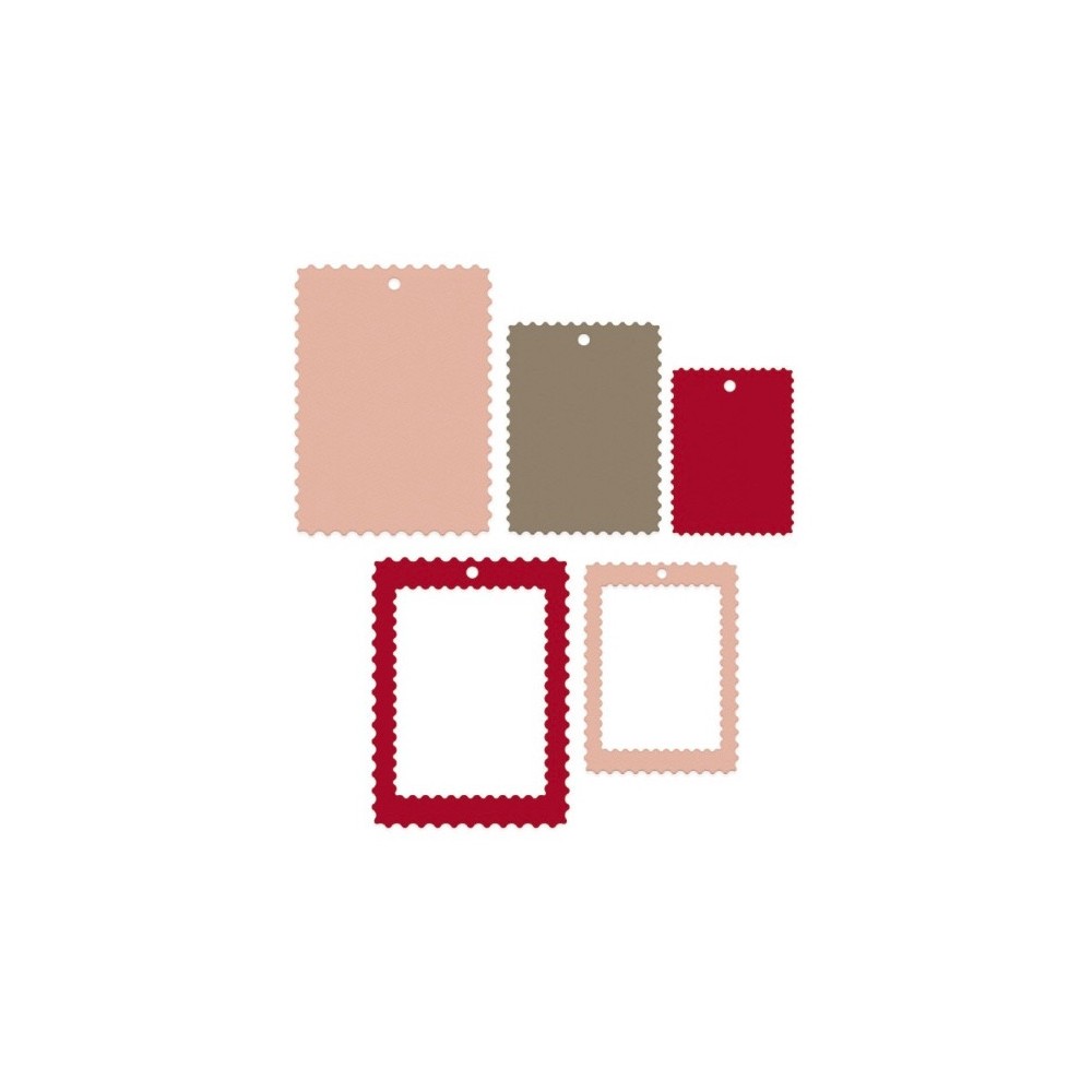 Set of cutting dies Postage Stamp Frame - DpCraft - 3 pcs