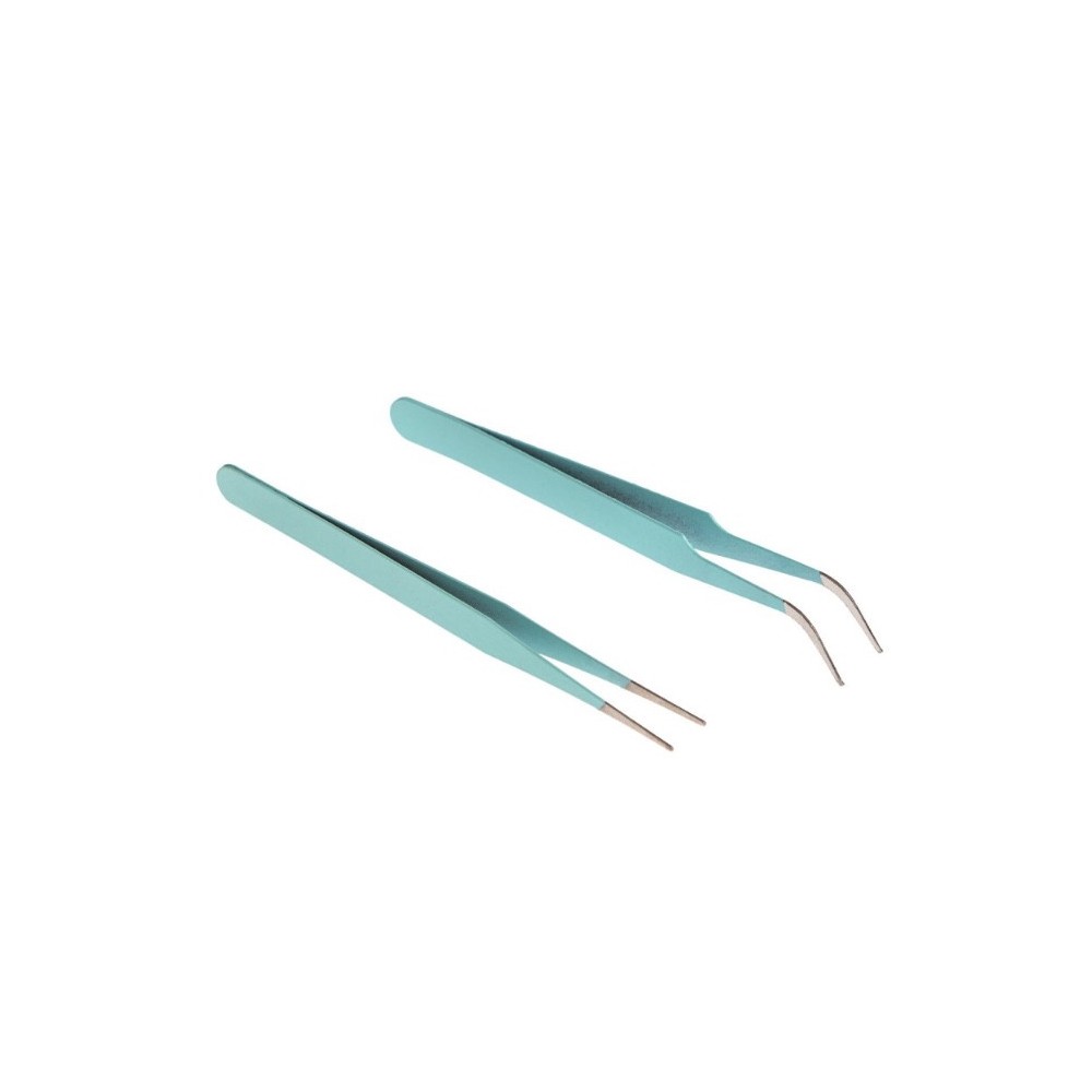 Set of precision tweezers - DpCraft - Mint 2 pcs