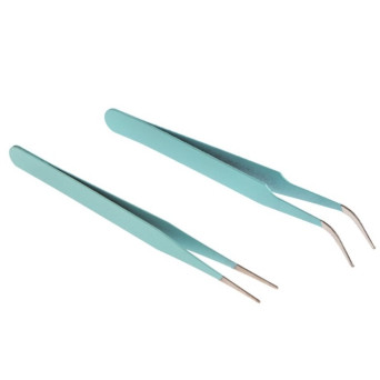 Set of precision tweezers - DpCraft - Mint 2 pcs