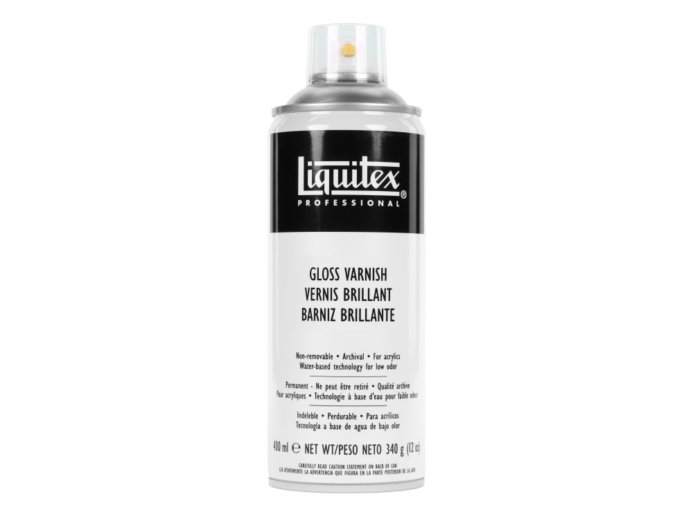 Werniks w sprayu do farb akrylowych Gloss - Liquitex - połysk 400 ml