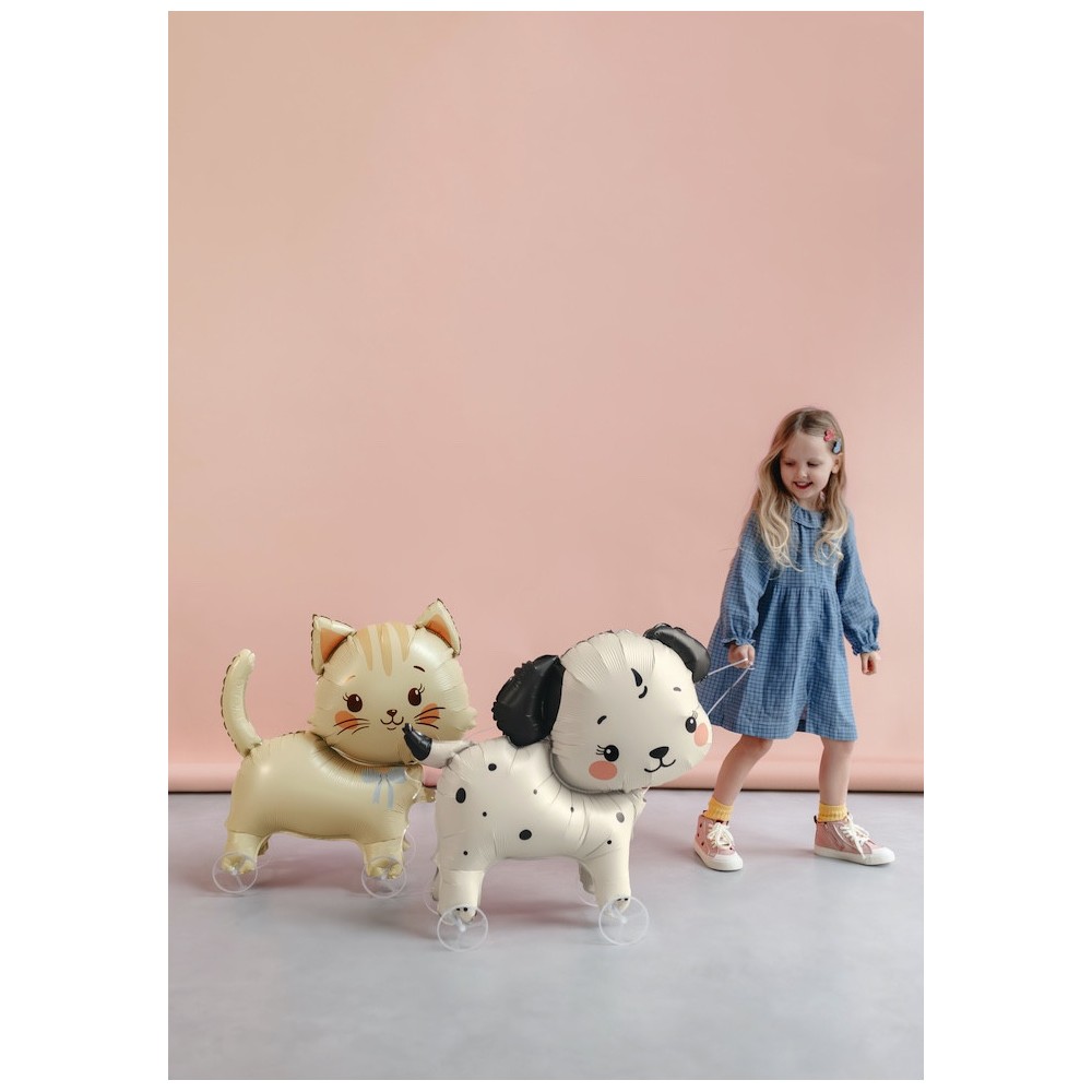 Foil balloon Dog on wheels - 70 x 59 cm