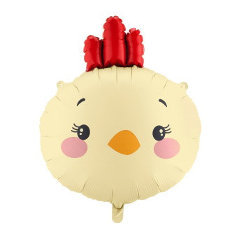 Foil balloon Chicken - 51 x 59 cm