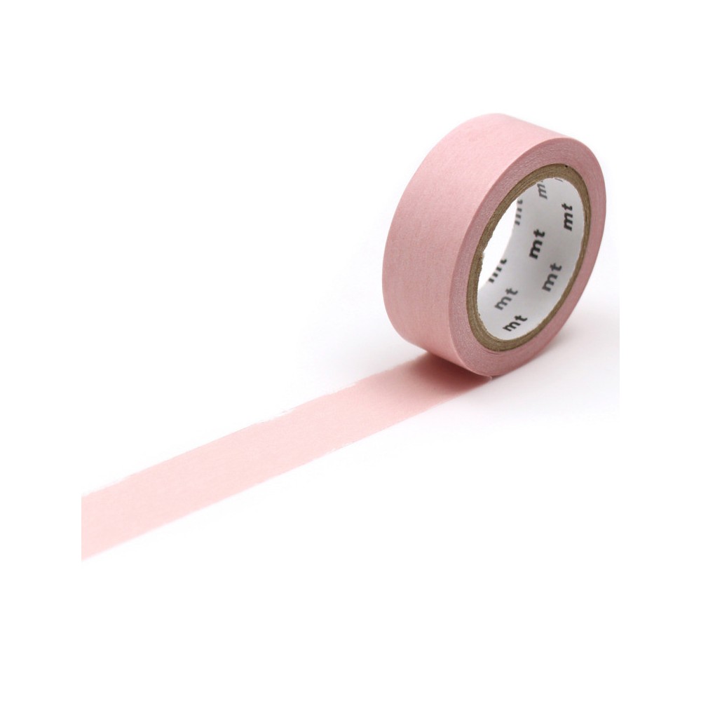 Taśma papierowa washi - MT Masking Tape - Pastel Scarlet 7 m