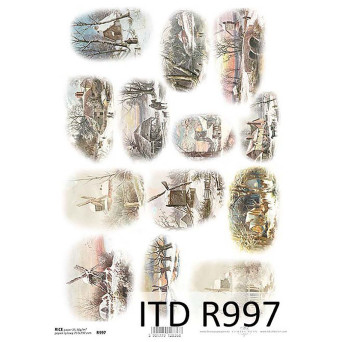 Decoupage Rice Paper ITD R997