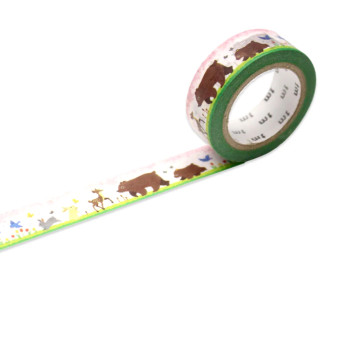 Taśma papierowa washi - MT Masking Tape - Awake from hibernation 7 m