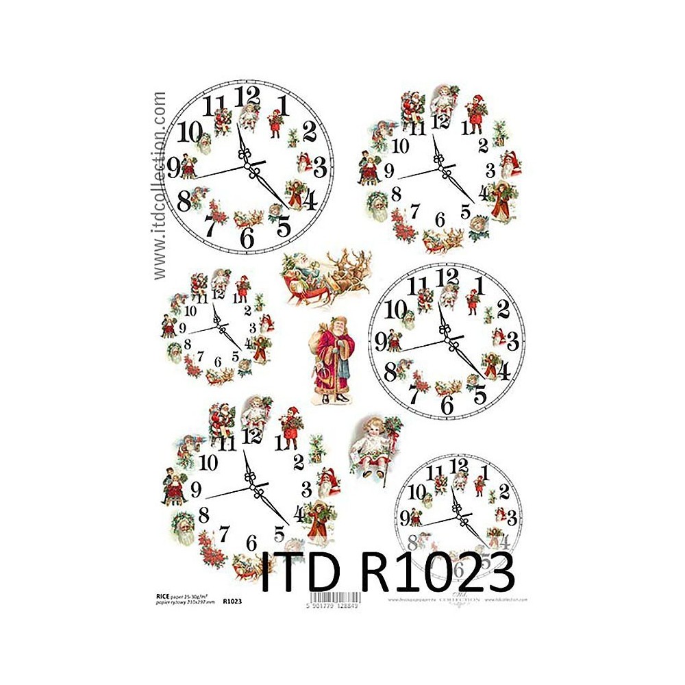 Papier do decoupage A4 - ITD Collection - ryżowy, R1023