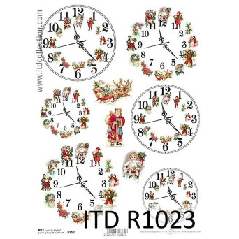 Decoupage paper A4 - ITD Collection - rice, R1023