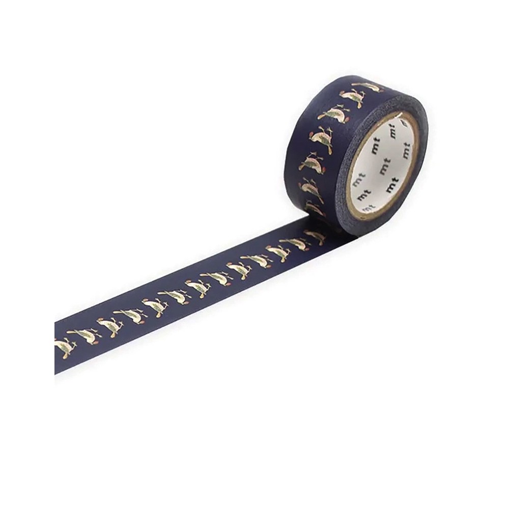 MT Masking Tape x William Morris - Strawberry Thief Bird 7 m