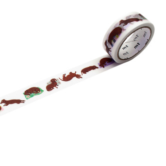 MT Masking Tape x Lea Maupetit - Sausage Dog 5 m