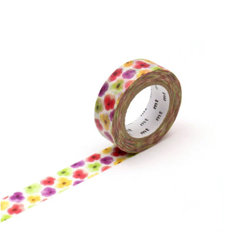 Taśma papierowa washi - MT Masking Tape - Pansy 7 m