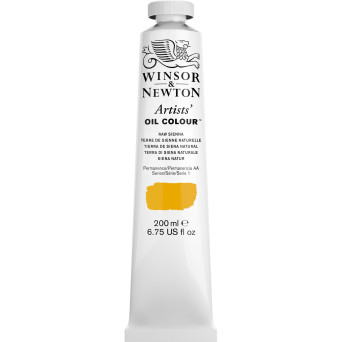 Farba olejna Artists' Oil Colour - Winsor & Newton - Raw Sienna 200 ml