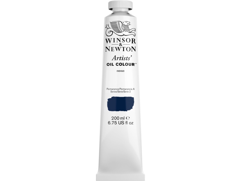 Farba olejna Artists' Oil Colour - Winsor & Newton - Indigo 200 ml