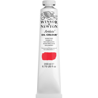 Oil paint Artists' Oil Colour - Winsor & Newton - Bright Red 200 ml