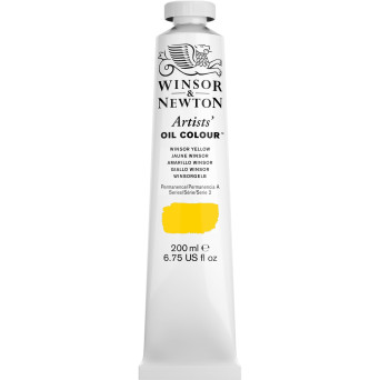 Farba olejna Artists' Oil Colour - Winsor & Newton - Winsor Yellow 200 ml