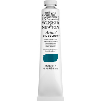 Farba olejna Artists' Oil Colour - Winsor & Newton - Phthalo Turquoise 200 ml