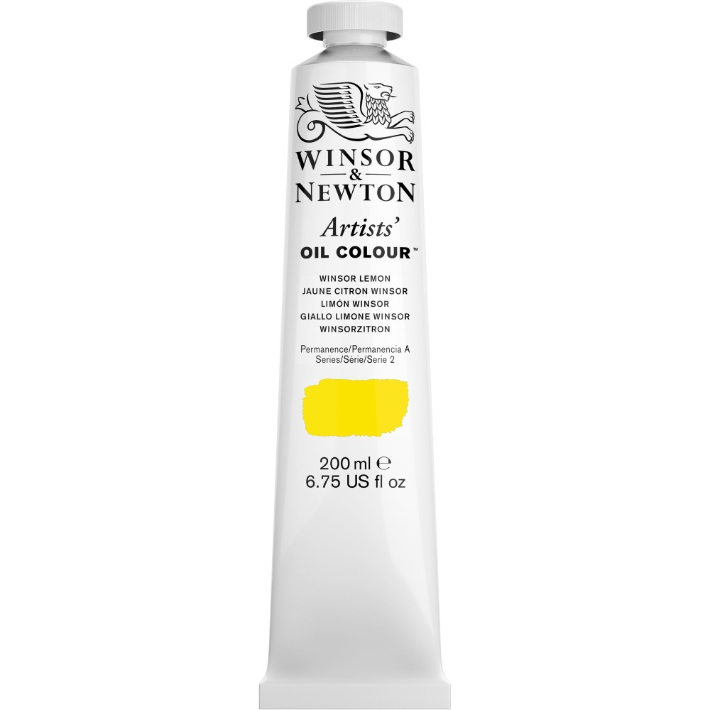 Oil paint Artists' Oil Colour - Winsor & Newton - Winsor Lemon 200 ml