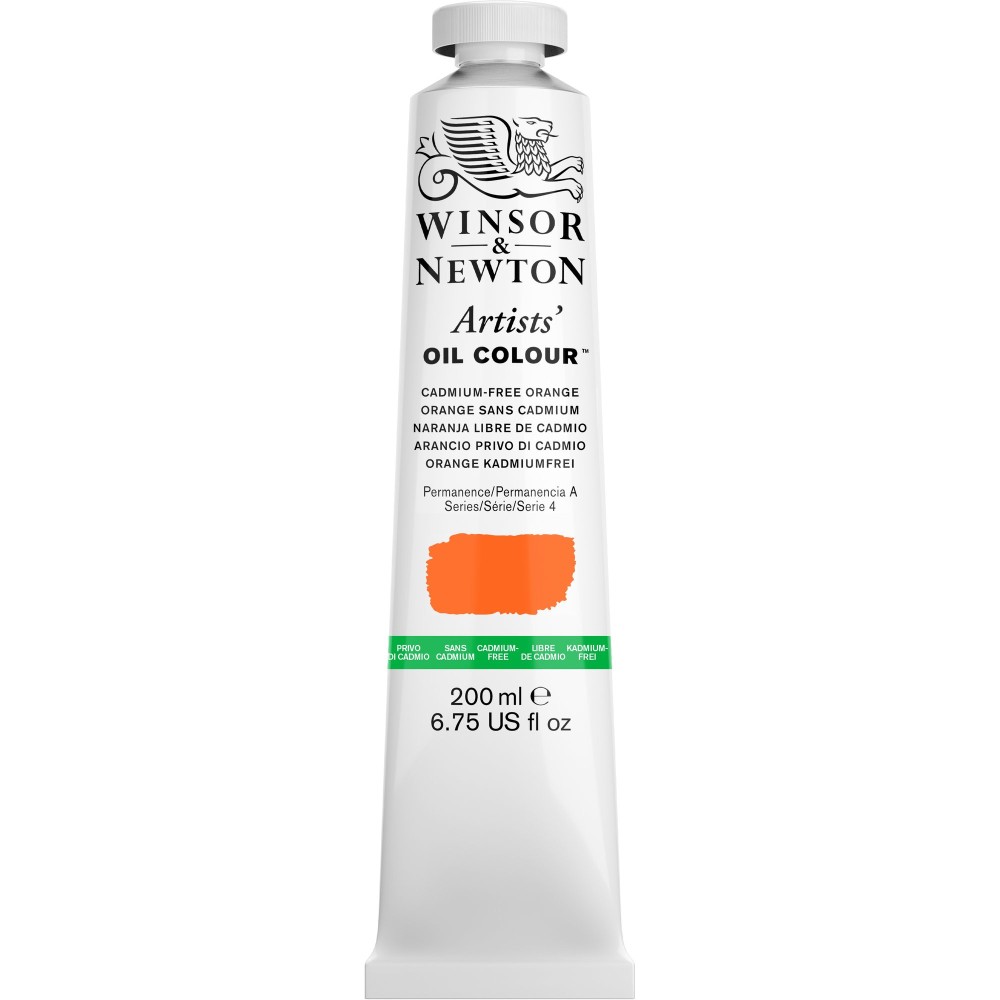 Farba olejna Artists' Oil Colour - Winsor & Newton - Cadmium Free Orange 200 ml