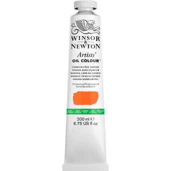 Oil paint Artists' Oil Colour - Winsor & Newton - Cadmium Free Orange 200 ml