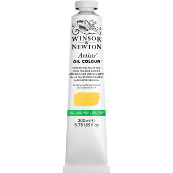 Farba olejna Artists' Oil Colour - Winsor & Newton - Cadmium Free Yellow Pale 200 ml