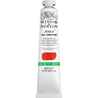 Oil paint Artists' Oil Colour - Winsor & Newton - Cadmium Free Red 200 ml