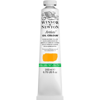 Farba olejna Artists' Oil Colour - Winsor & Newton - Cadmium Free Yellow 200 ml