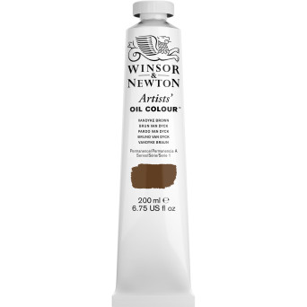 Farba olejna Artists' Oil Colour - Winsor & Newton - Vandyke Brown 200 ml